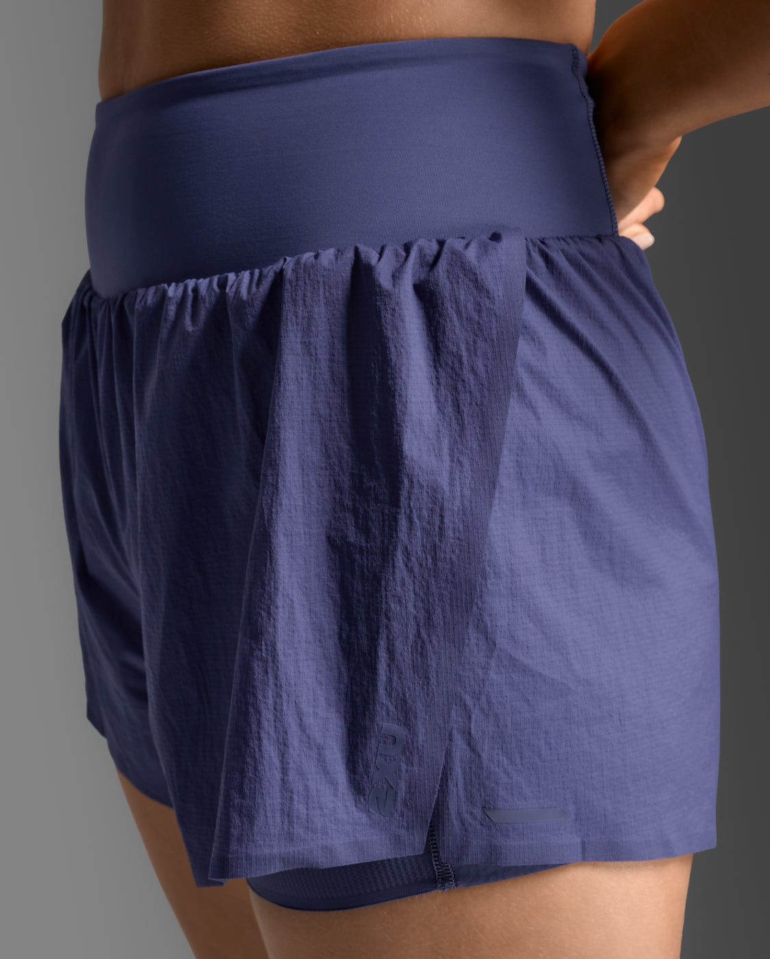 W Aero Hi-Rise 2-in-1 3 Inch Shorts 女士 暢跑高腰雙層二合一舒適3吋運動短褲|暮光紫