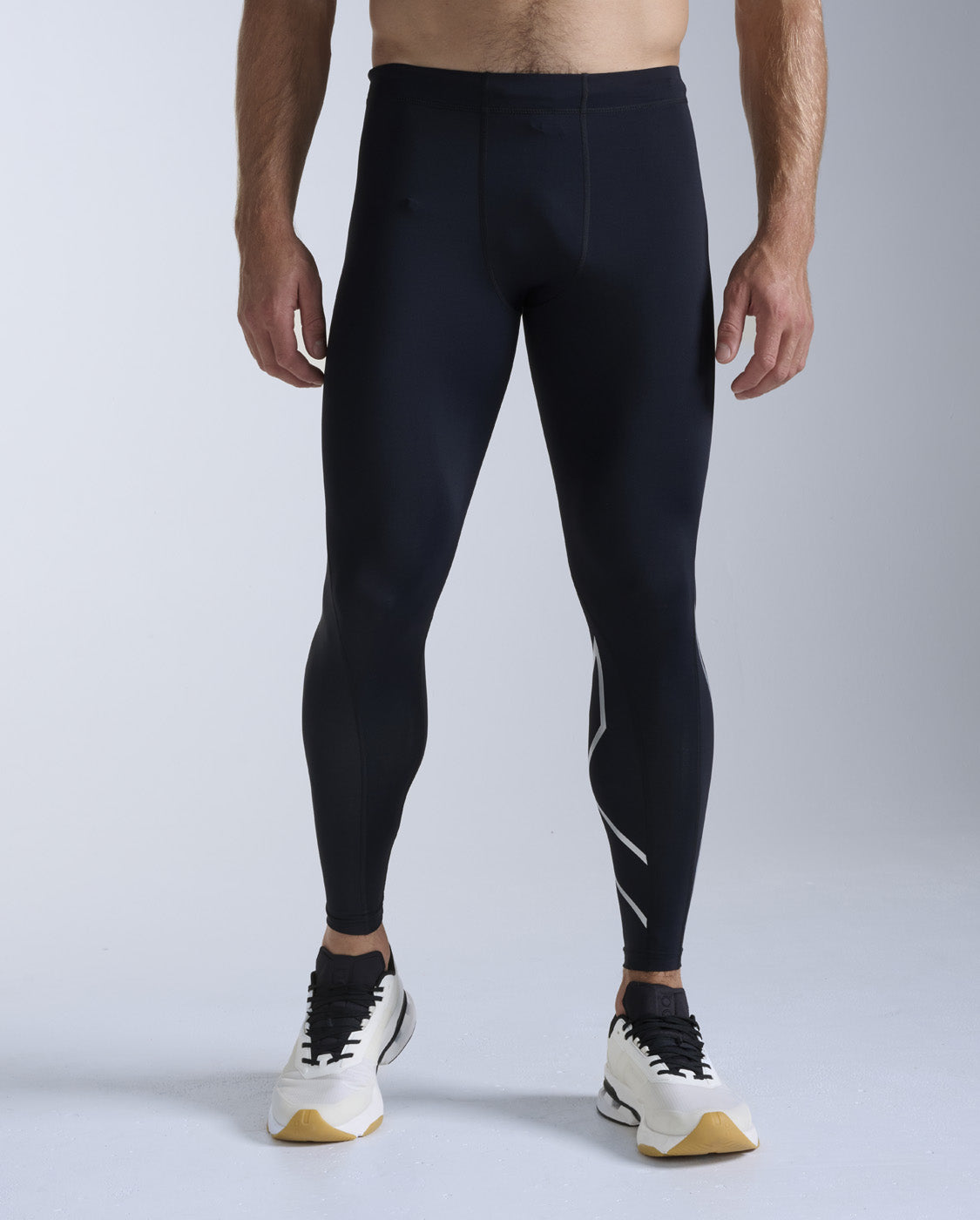 M Core Compression Tights 男士 核心機能全長訓練壓縮褲|黑/銀