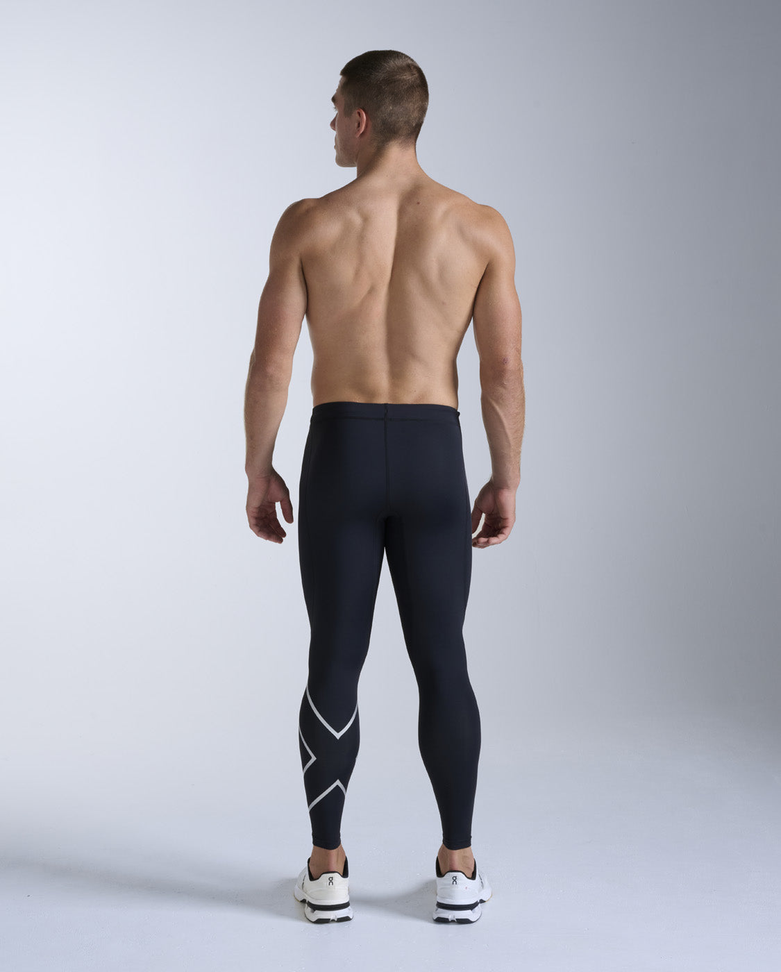 Core Compression Tights 男士 壓縮長褲|黑/銀