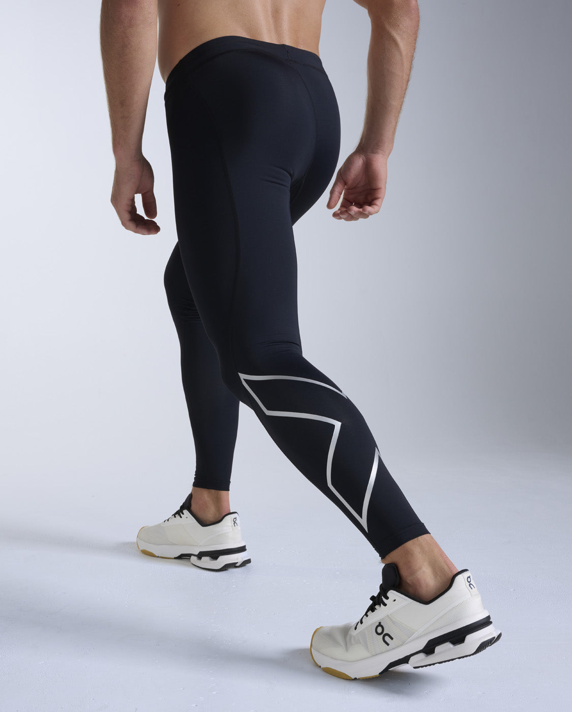 M Core Compression Tights 男士 核心機能全長訓練壓縮褲|黑/銀