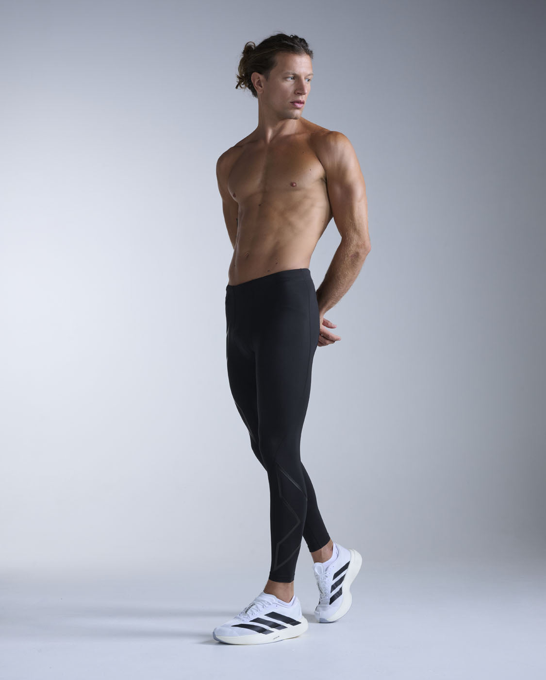 Core Compression Tights_男士 核心機能全長訓練壓縮褲|黑