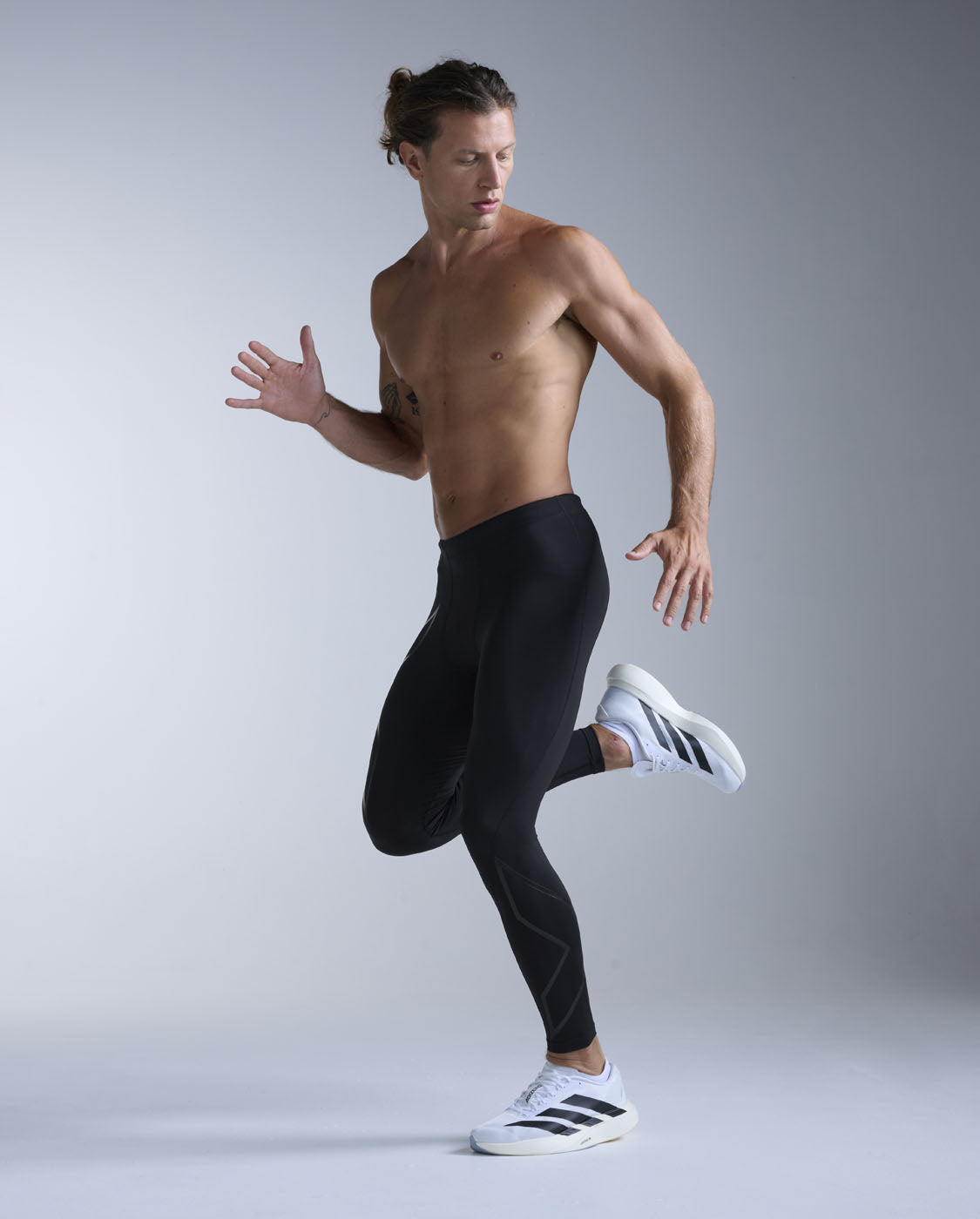 Core Compression Tights_男士 核心機能全長訓練壓縮褲|黑