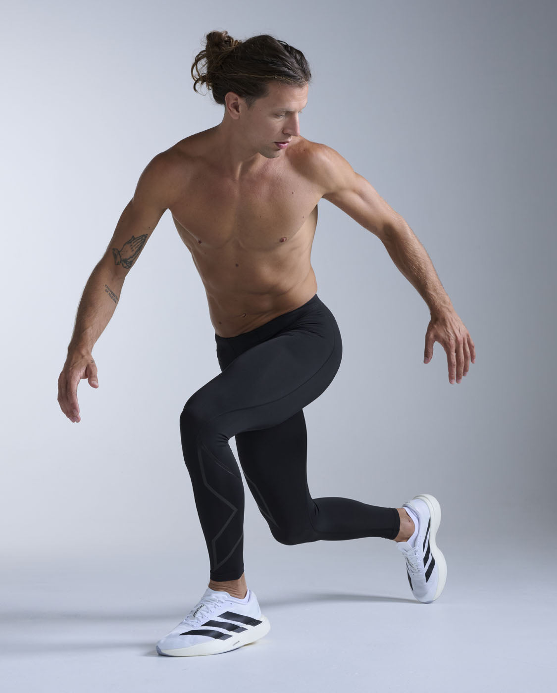 Core Compression Tights_男士 核心機能全長訓練壓縮褲|黑