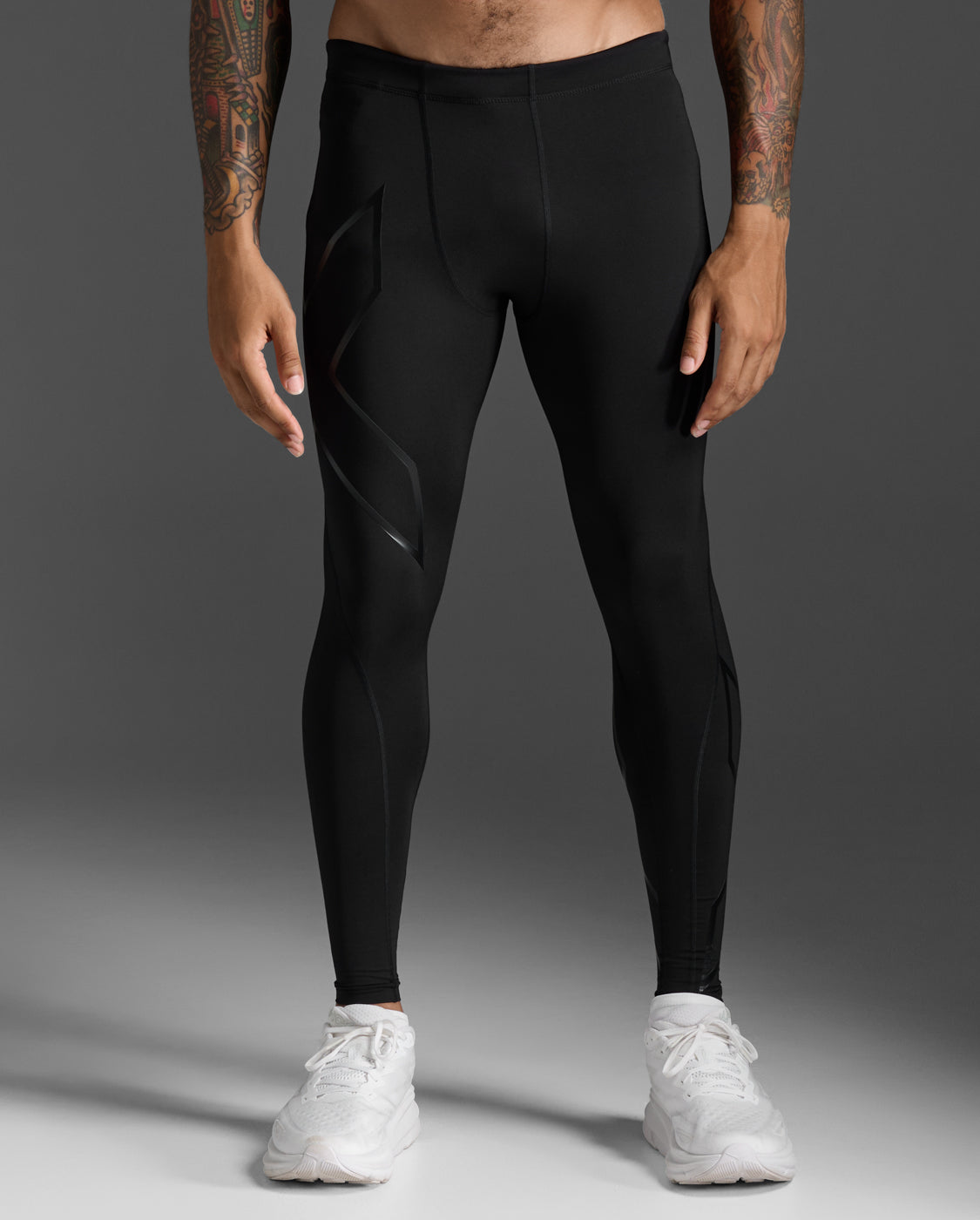 M Core Compression Tights Men's Core Function Full-Length Training Compression Pants | Black