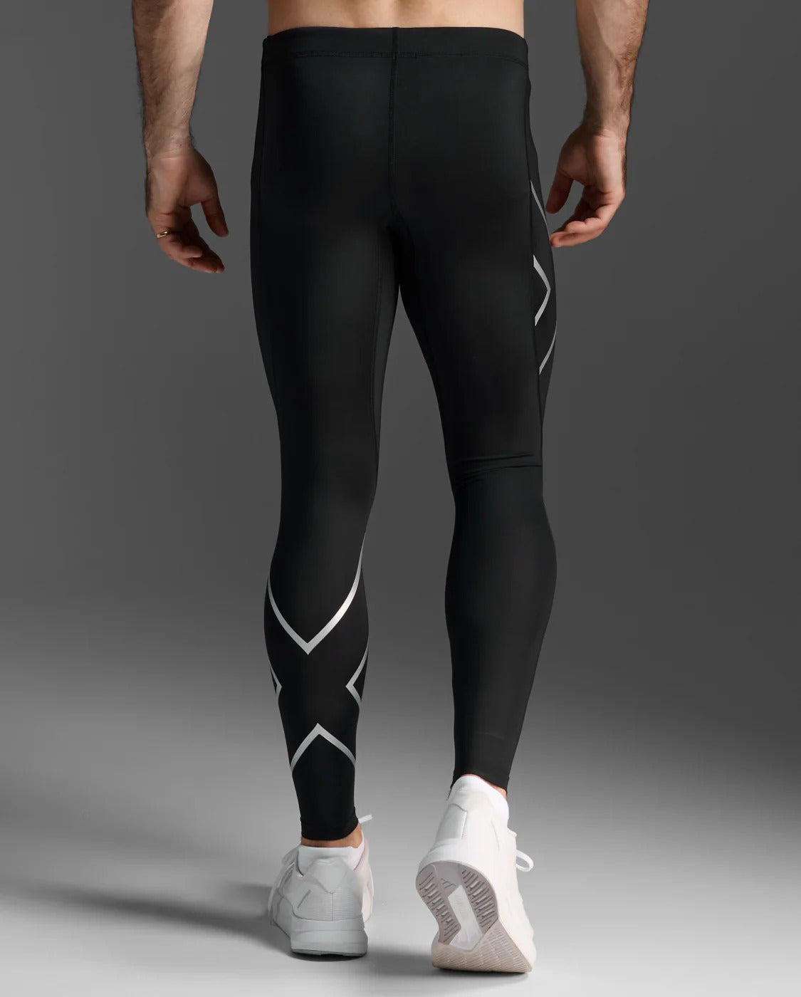 M Core Compression Tights_男士 核心機能全長訓練壓縮褲|黑/銀