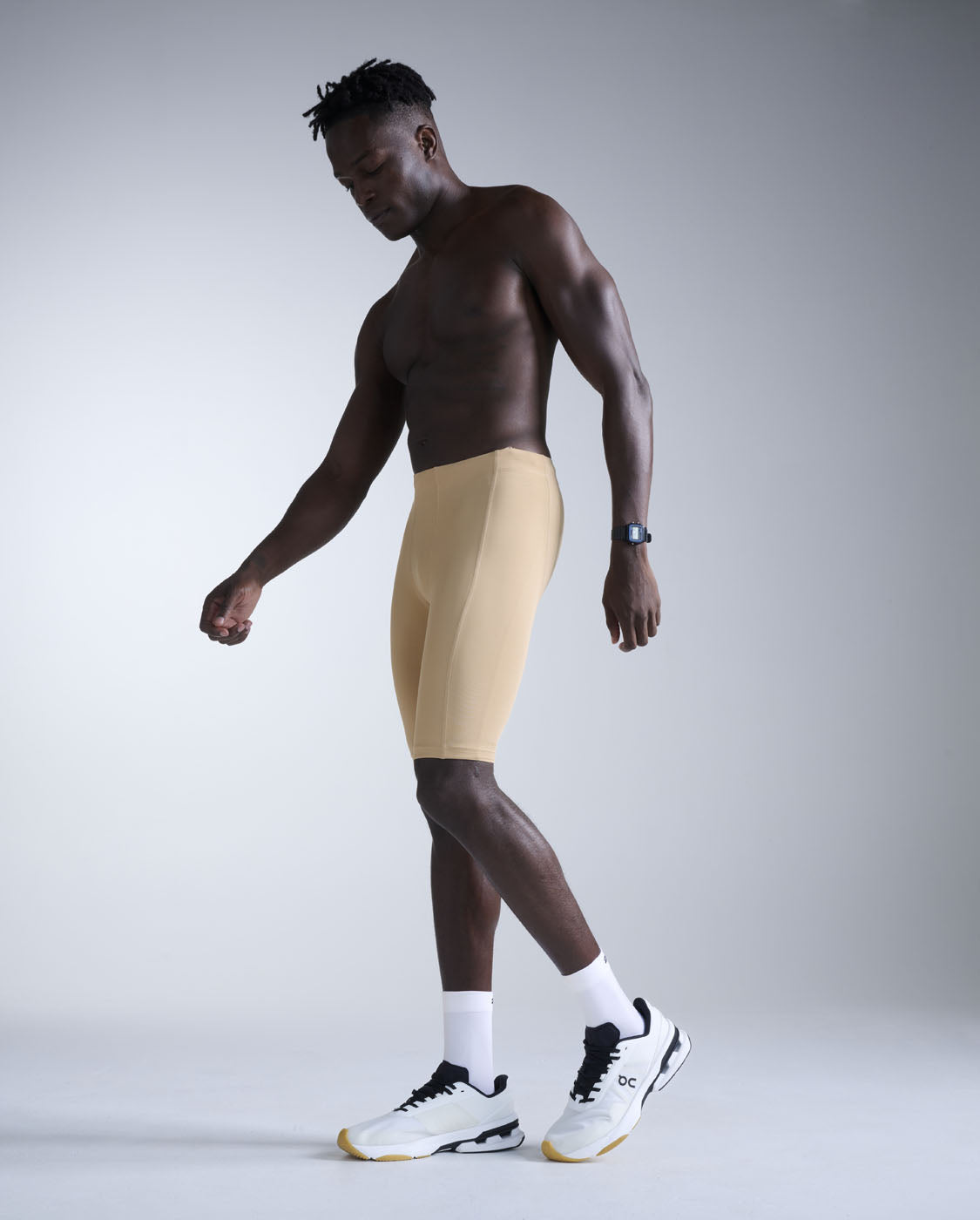 Core Compression Shorts 男士 壓縮短褲|卡其