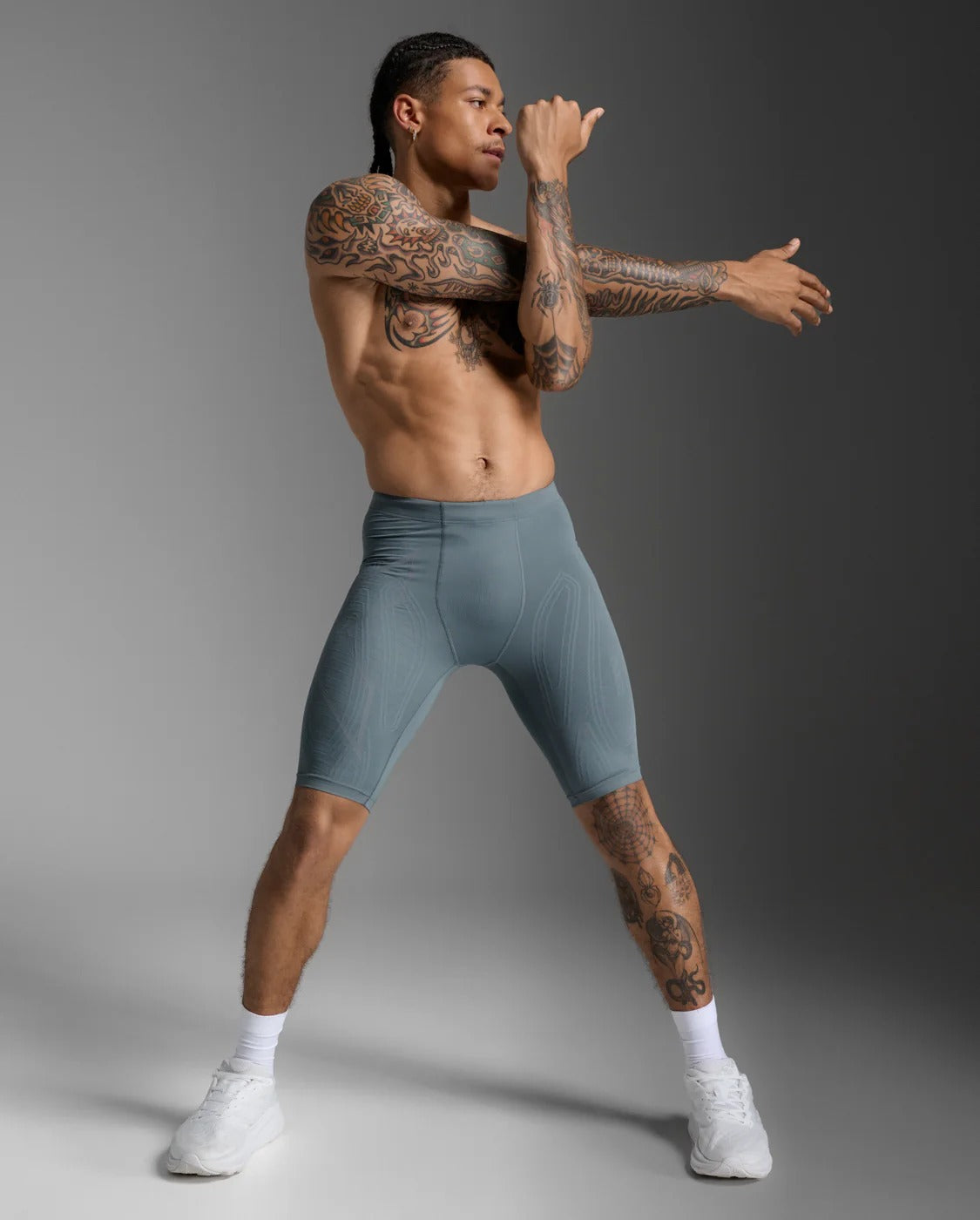 Light Speed Compression Shorts 男士 輕盈奔馳MCS壓縮短褲|灰