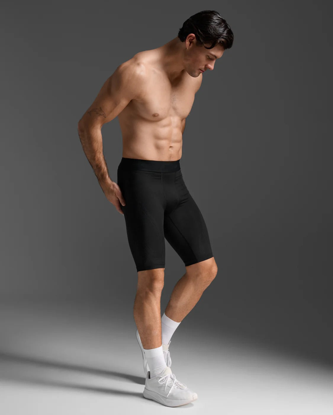 M Force Compression Shorts 男士 強力MCS訓練壓縮短褲|黑