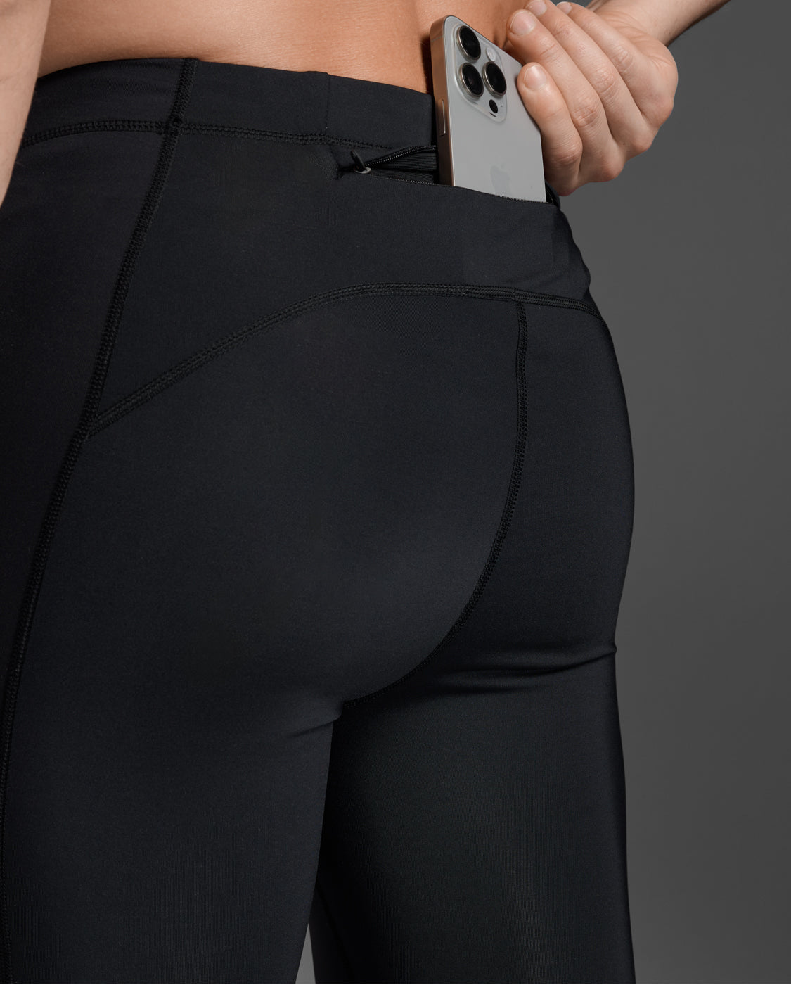 M Aero Compression Tights 男士 全長暢跑壓縮褲|黑
