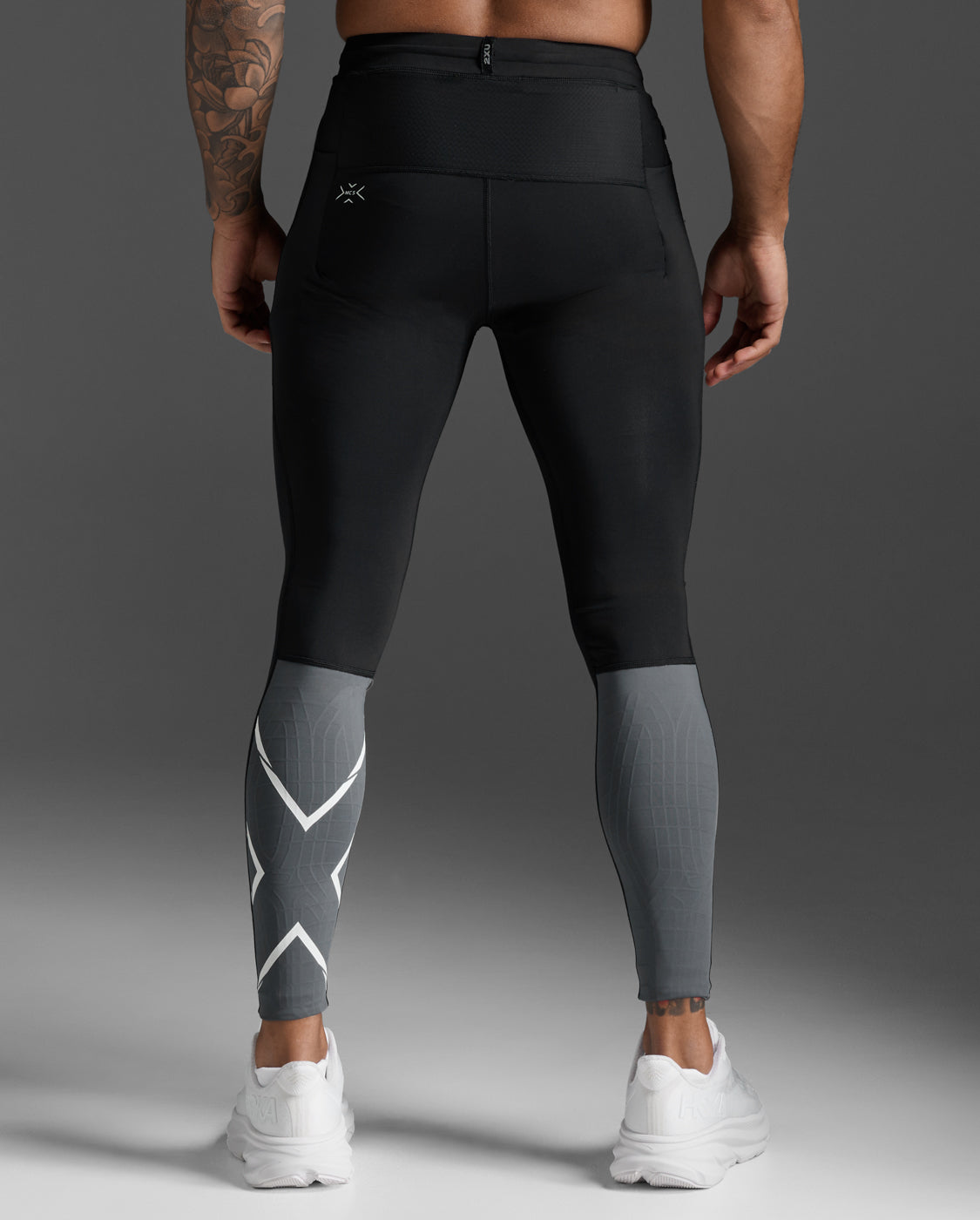 M Light Speed React Compression Tights 男士_全長手機口袋輕盈奔馳MCS進階壓縮褲|黑