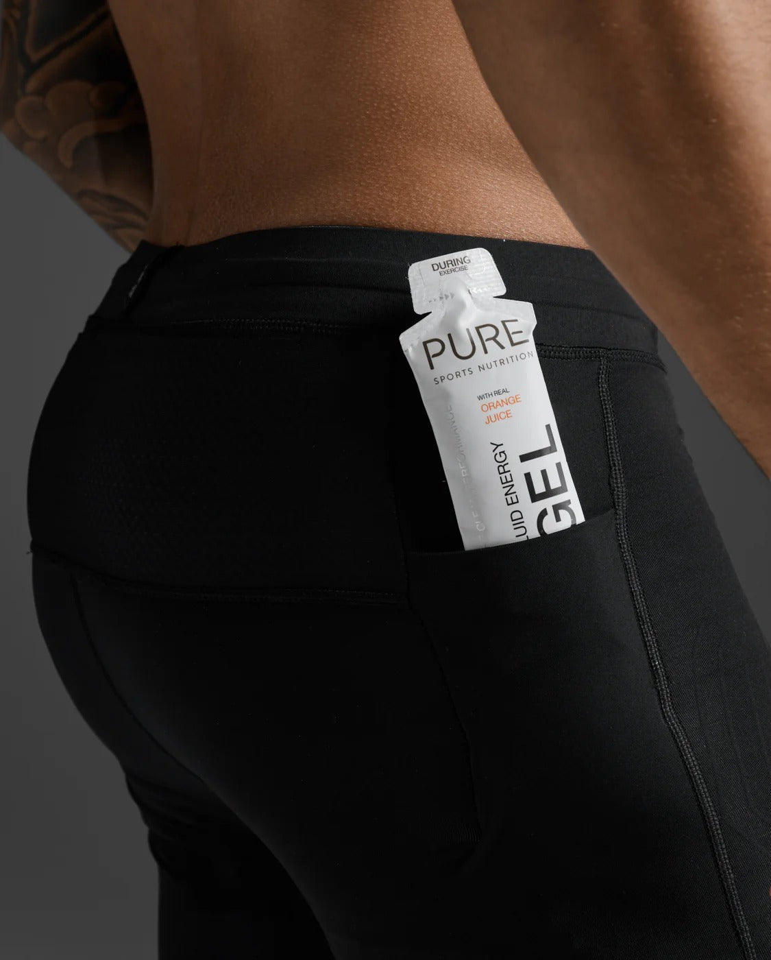 M Light Speed React Compression Tights 男士_全長手機口袋輕盈奔馳MCS進階壓縮褲|黑