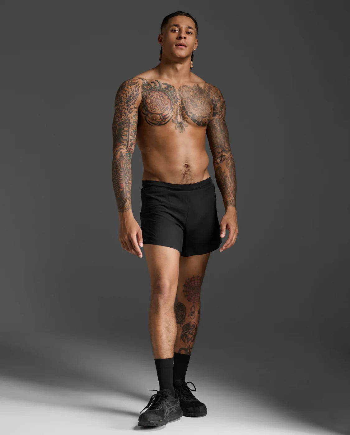 M Light Speed Stash 5 Inch Short 男士 輕盈奔馳5吋多口袋收納運動短褲|黑