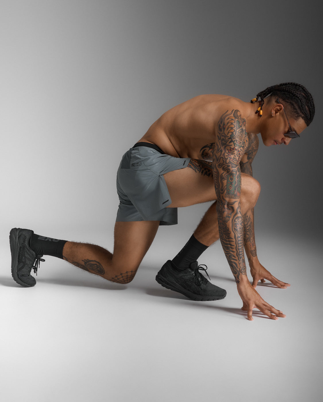 Light Speed Stash 5 Inch Short 男士 輕盈奔馳5吋收納訓練運動短褲|淺灰