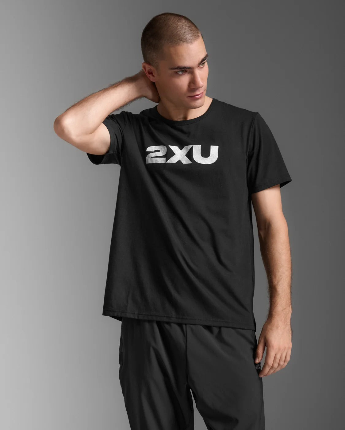 M Contender Tee 男士 挑戰者速乾機能短袖運動T恤|黑