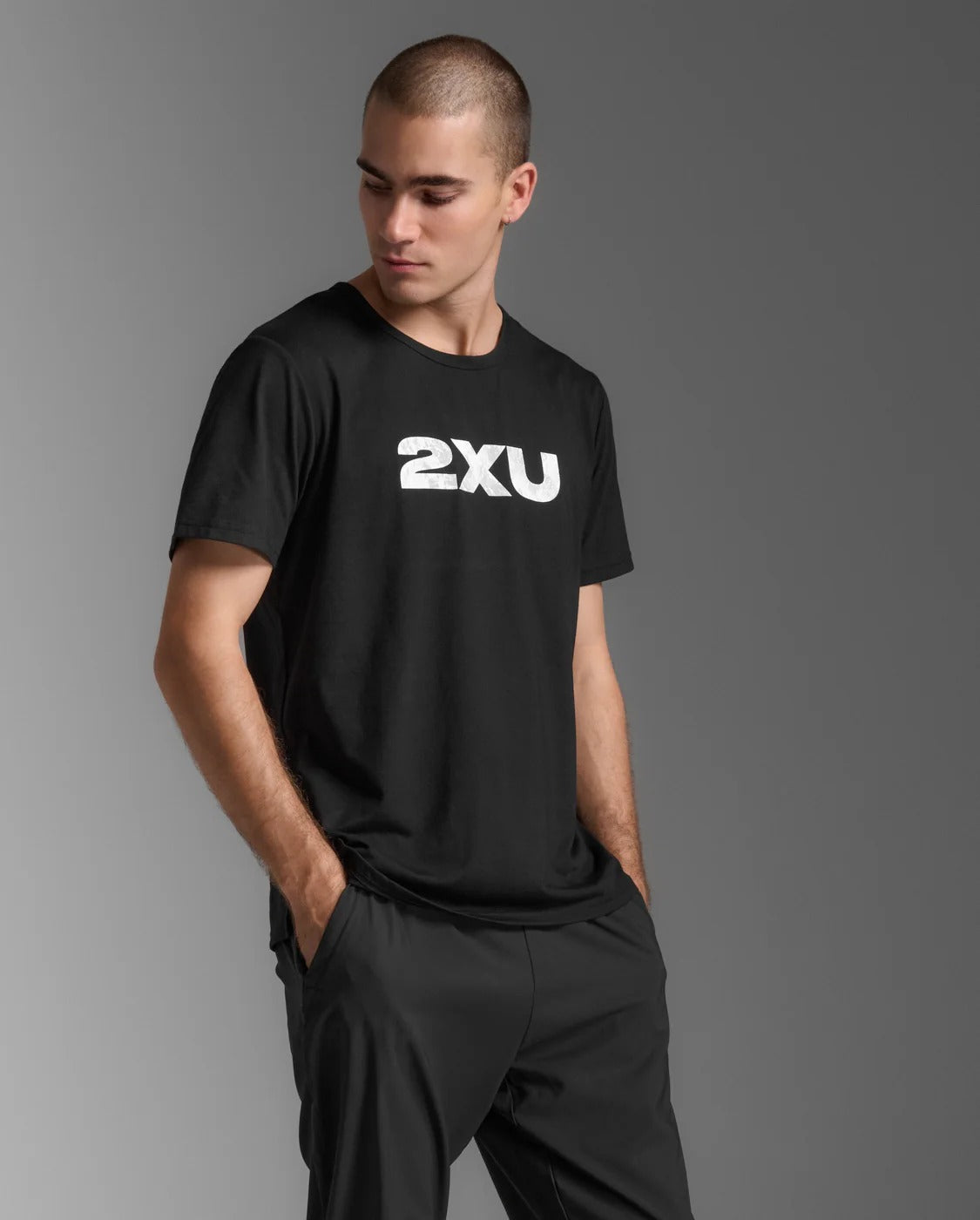 M Contender Tee 男士 挑戰者速乾機能短袖運動T恤|黑