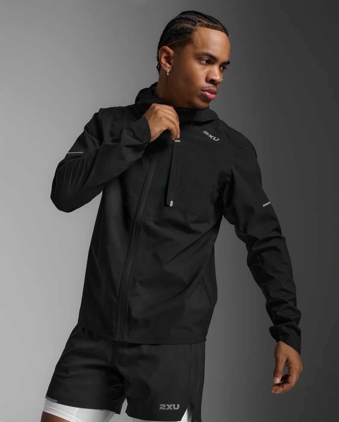 M Ignition Shield Waterproof Jacket 男士 防水保暖防護便攜收納全拉鍊連帽夾克|黑