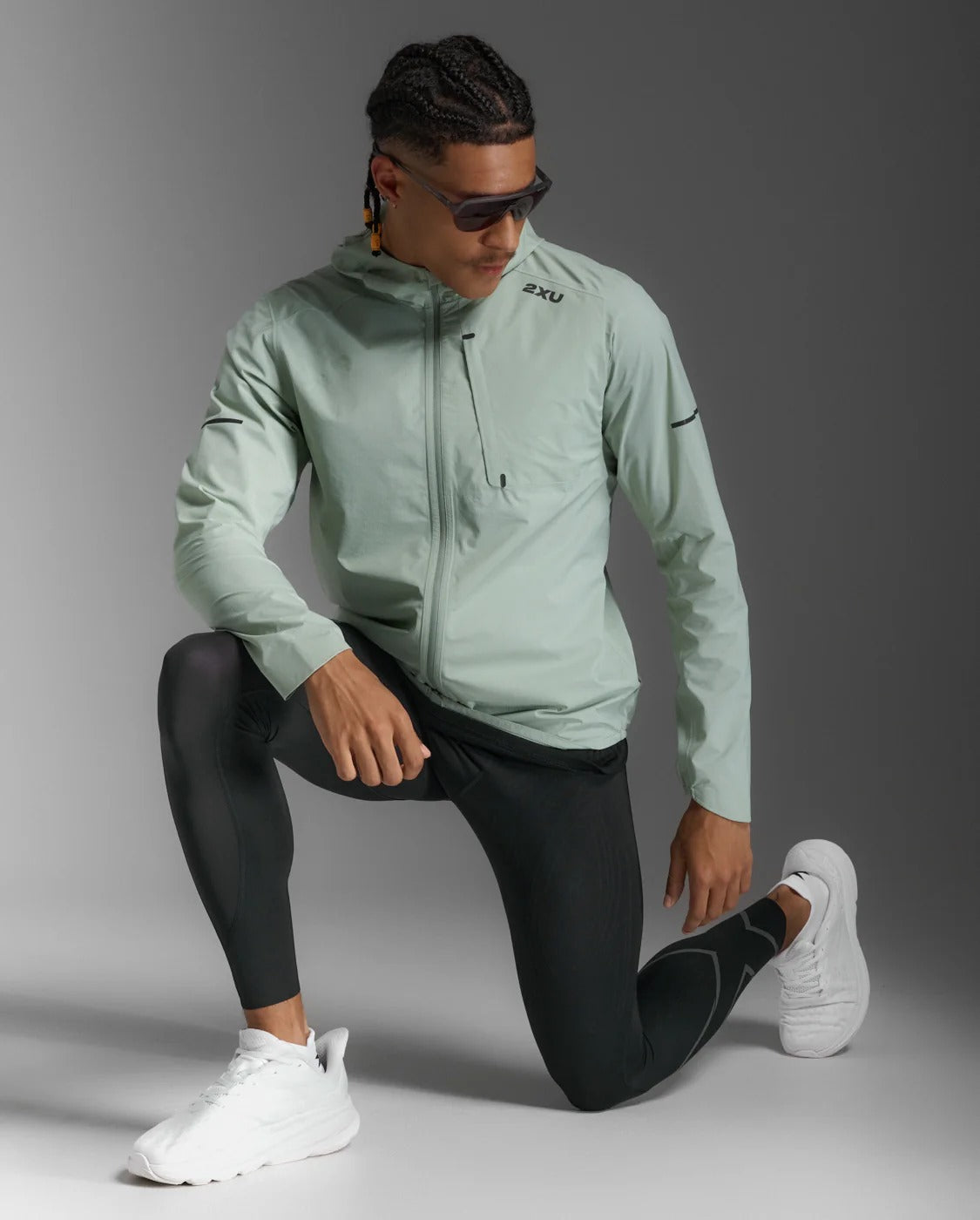 M Ignition Shield Waterproof Jacket 男士 防水保暖防護便攜收納全拉鍊連帽夾克|淺綠