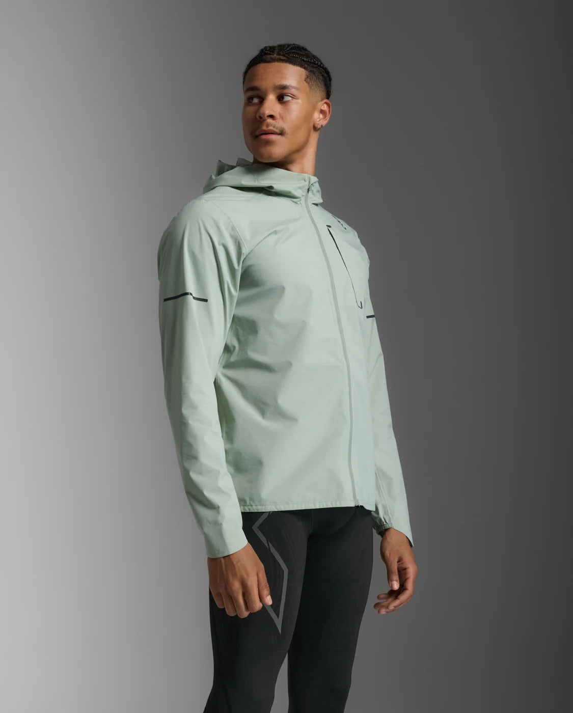 M Ignition Shield Waterproof Jacket 男士 防水保暖防護便攜收納全拉鍊連帽夾克|淺綠