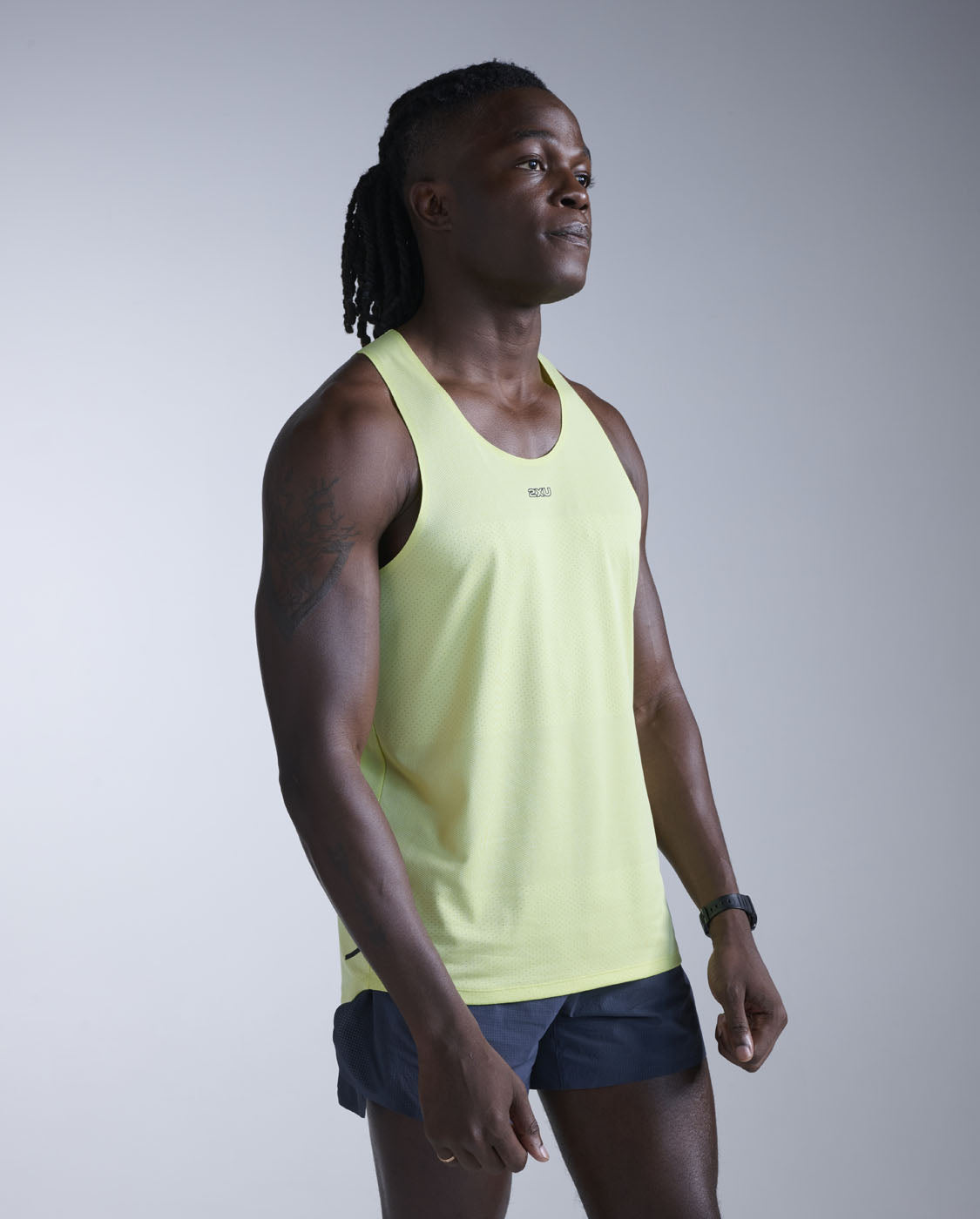 Light Speed Tech Singlet Men's Lightweight Quick-Drying Sports Vest | Yellow