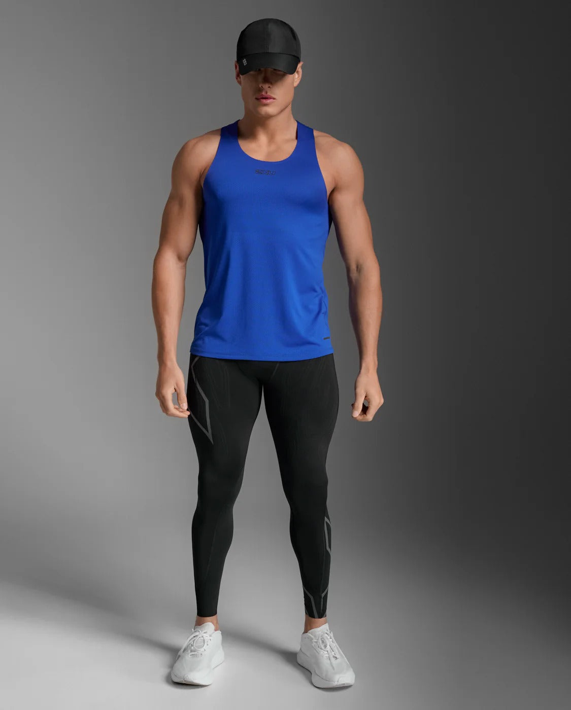 M Light Speed Tech Singlet 男士 輕盈奔馳快乾運動背心|寶藍