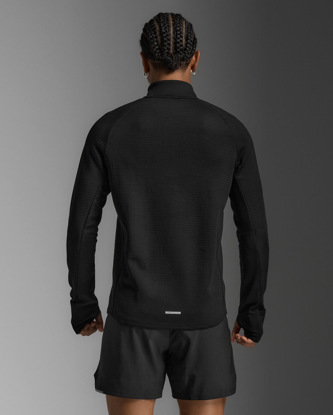 M Ignition Hyper-Haptic 1/4 Zip 男士 保暖防護1/4拉鍊長袖機能上衣 | 黑
