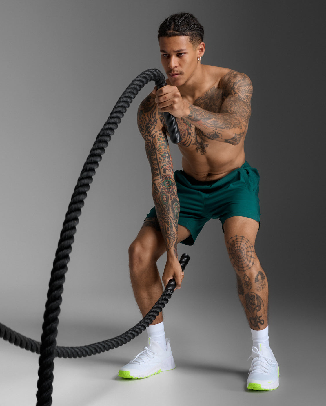 Motion 5 Inch Shorts 男士 挑戰者輕盈快乾5吋機能運動短褲|綠