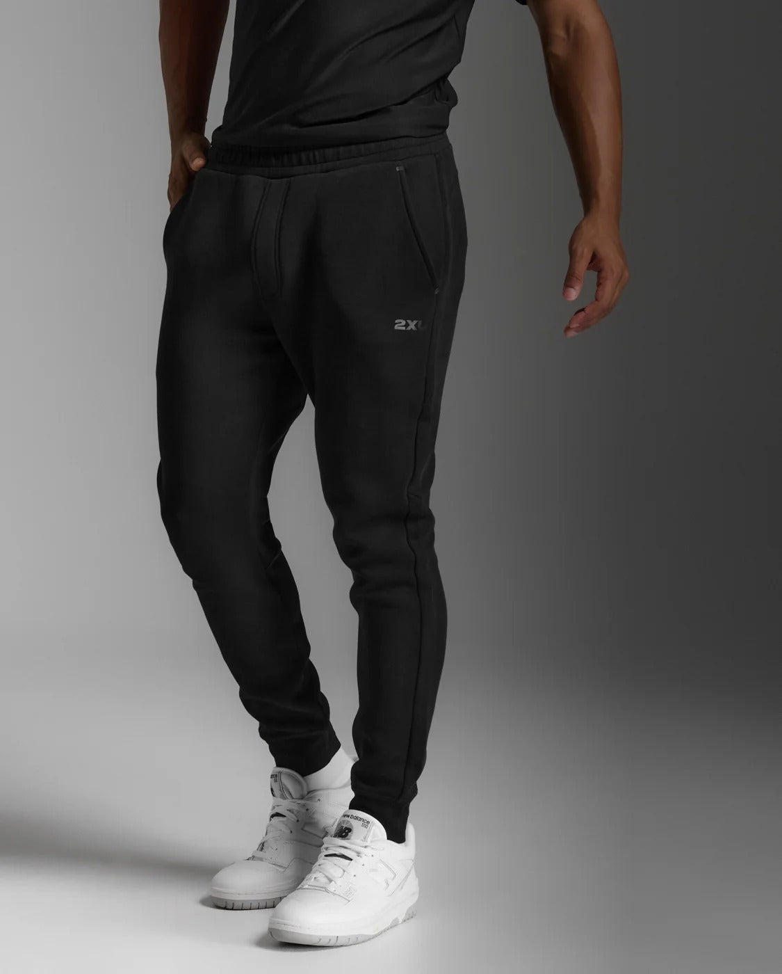 M Commute Spacer Trackpant 男士 通勤輕柔抽繩腰保暖運動長褲|黑