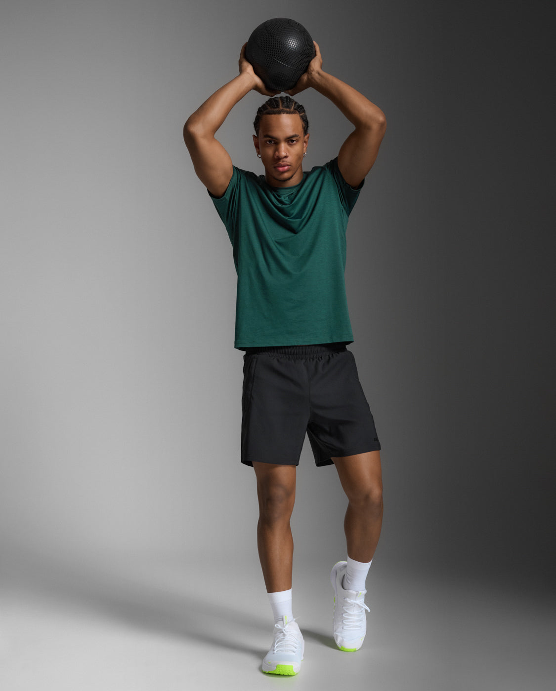 M Motion Tee 男士 挑戰者吸濕排汗棉柔T恤|森林綠