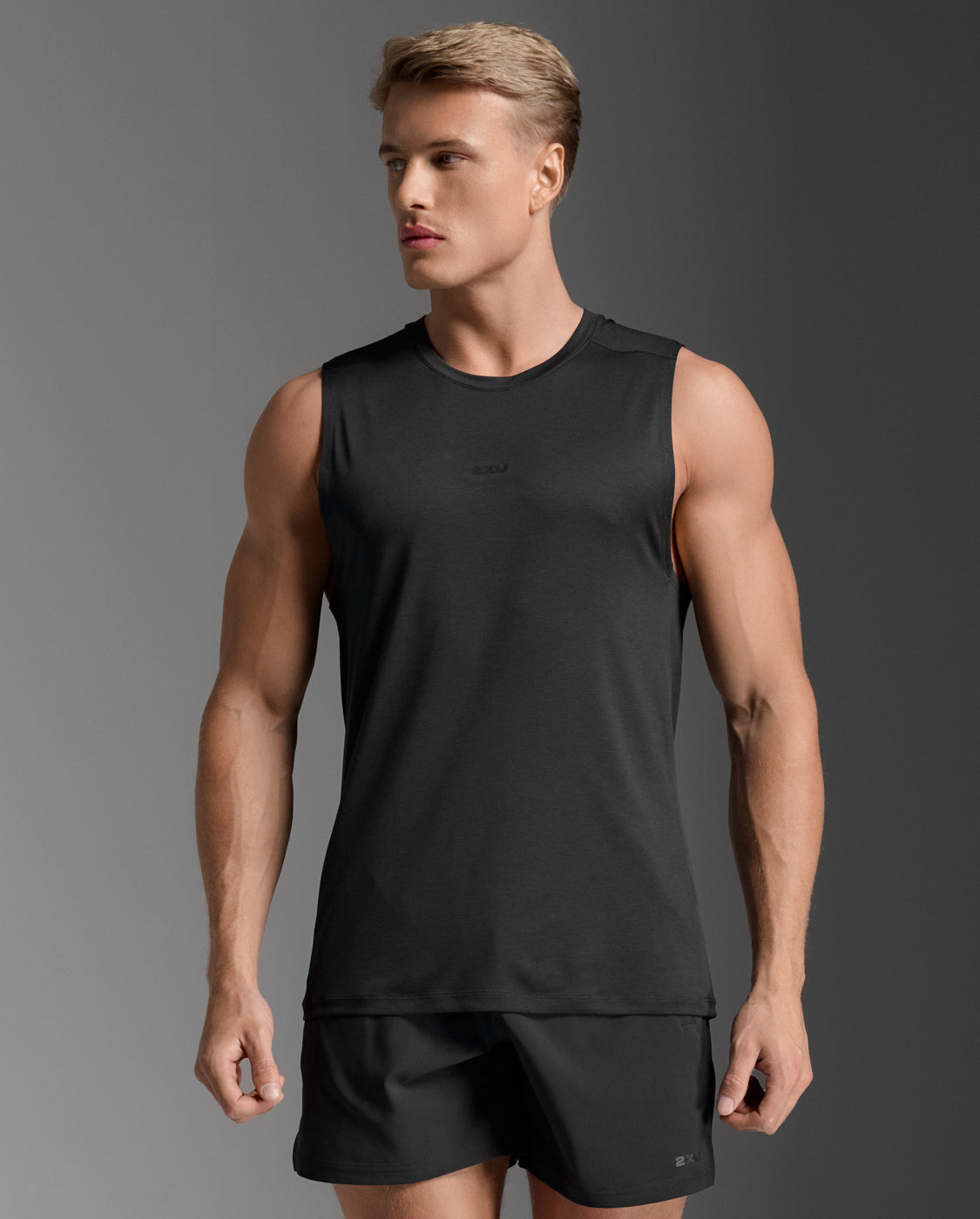 M Motion Soft Jersey Tank 男士 挑戰者輕盈乾爽機能訓練背心 | 黑