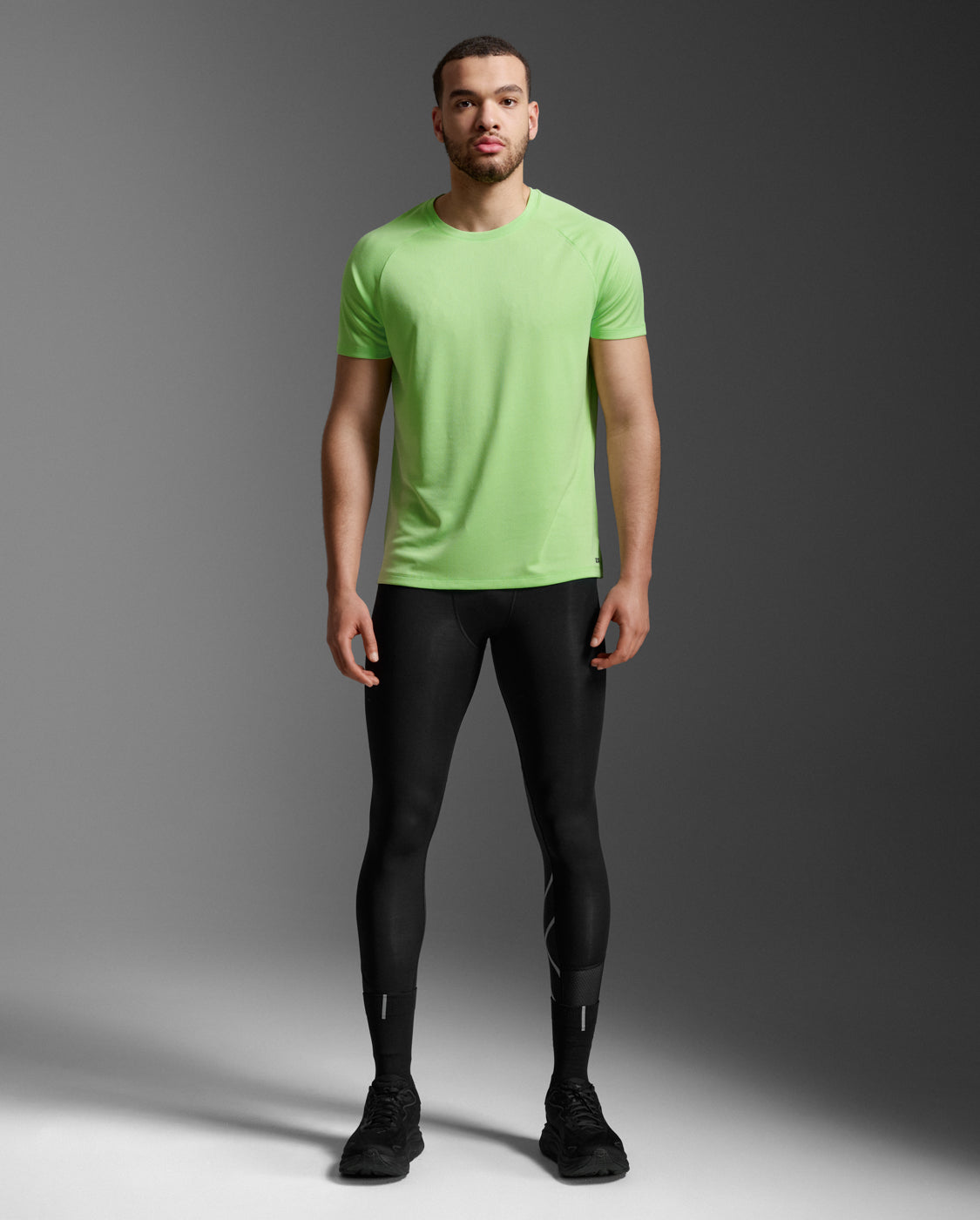Aero Mesh Tee 男士 運動短袖上衣|螢光綠