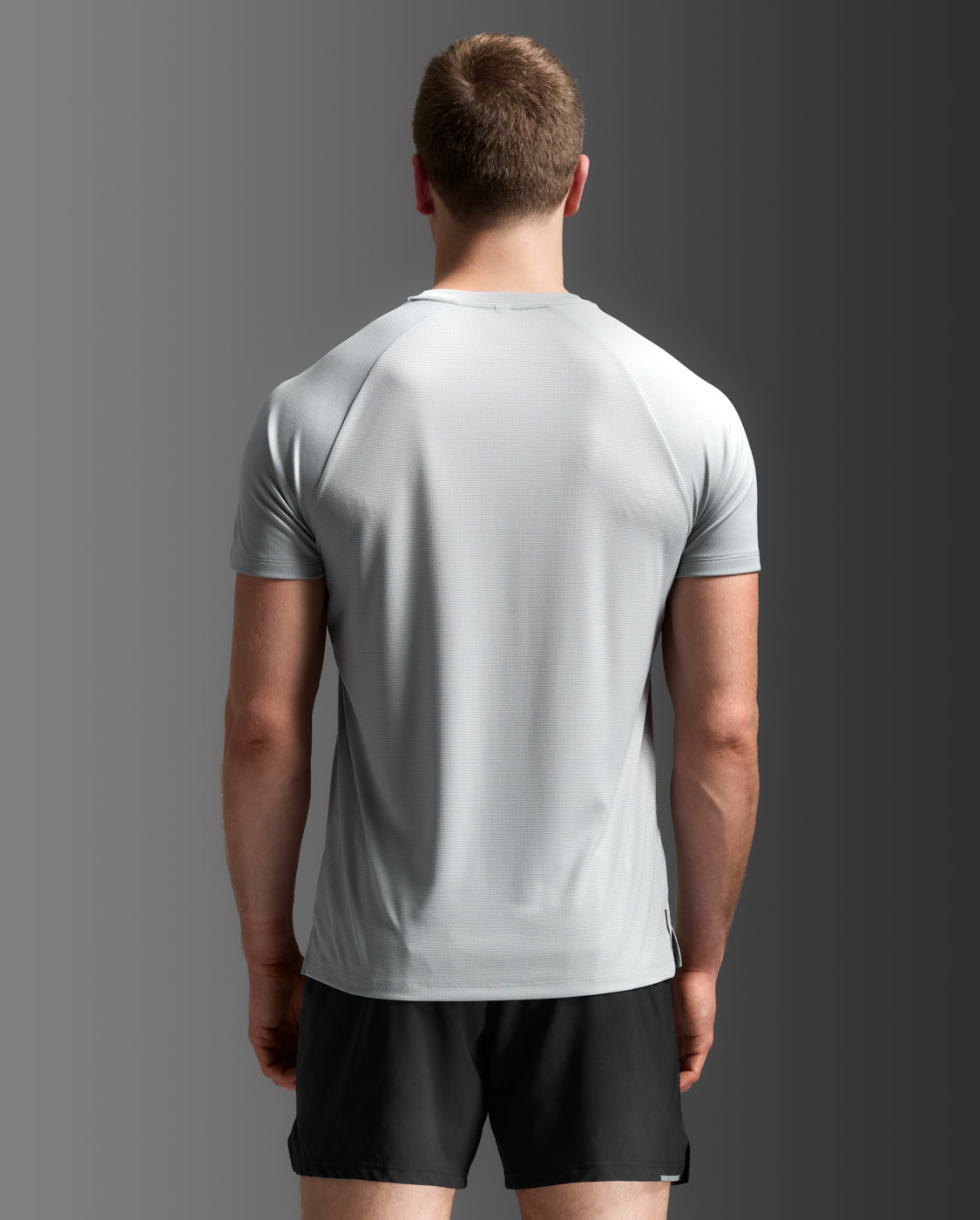 Aero Mesh Tee 男士 運動短袖上衣|淺灰