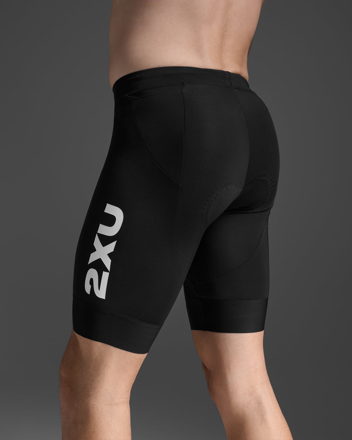 Aero Tri 9 Inch Short 男士 暢跑流體動能選手實戰三鐵壓縮短褲 9 吋|黑