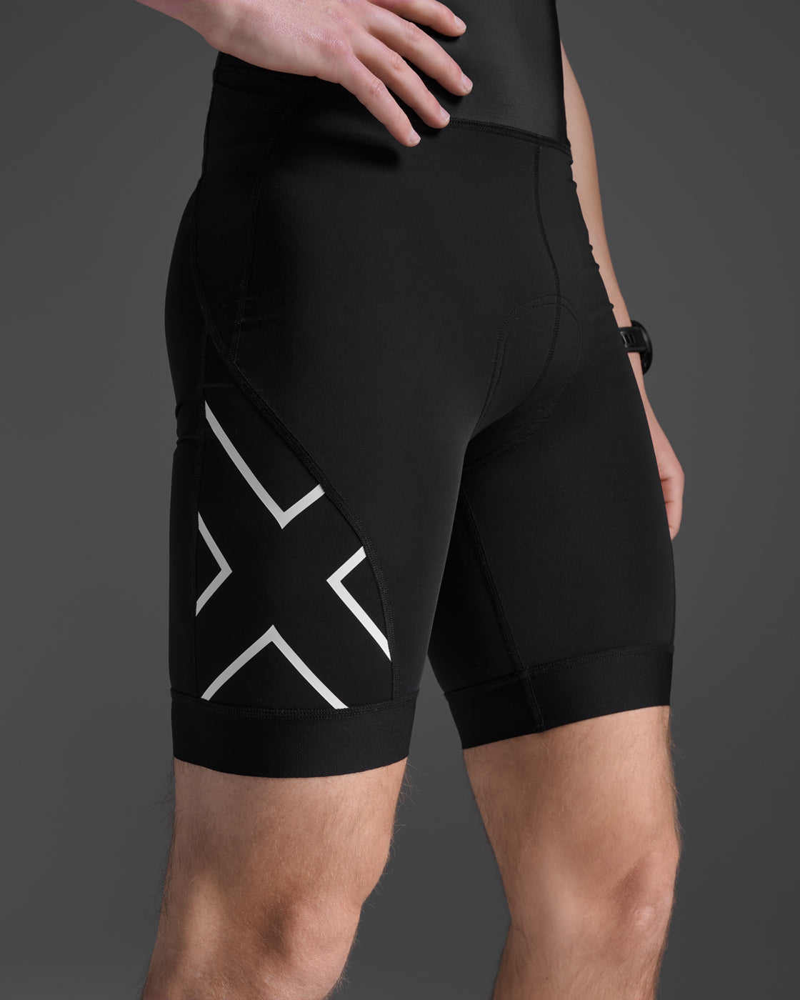M Core Sleeved Trisuit 男士 核心機能空力剪裁比賽用有袖連體三鐵衣|黑