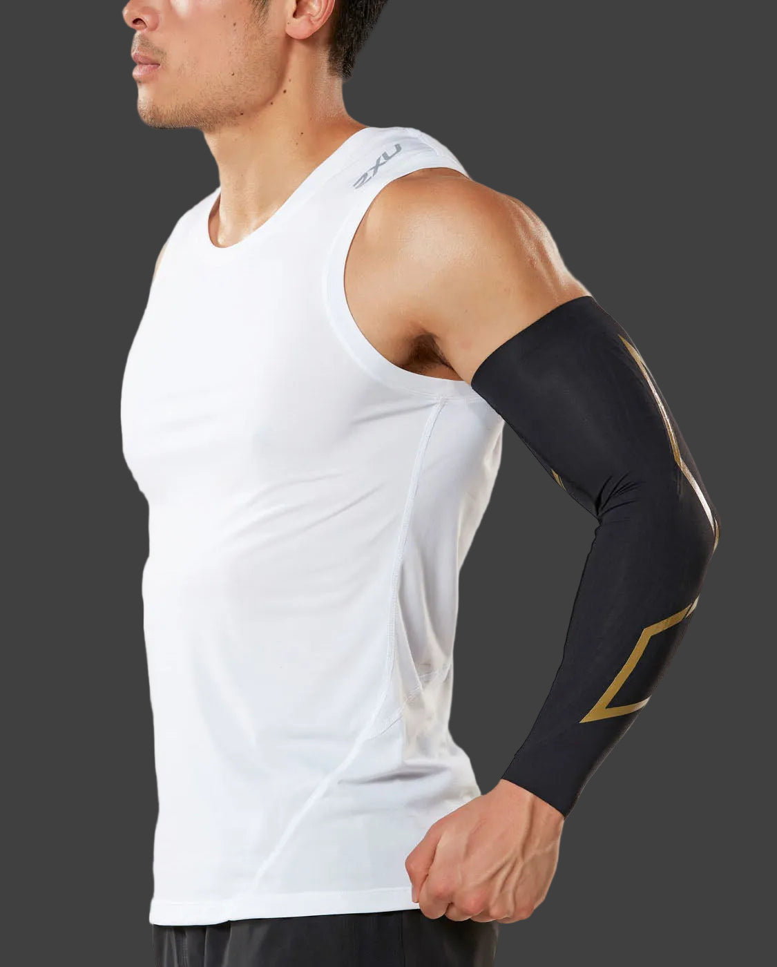Force Compression Arm Guards (Uniform High-Strength MCS Compression Arm Guards, One Pair) | Black/Gold