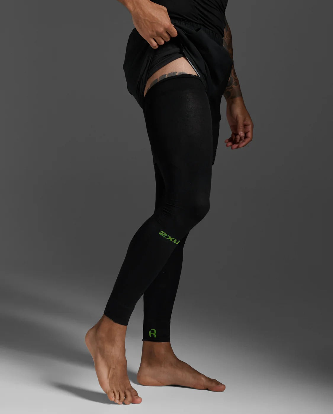 U Recovery Flex Leg Sleeves 中性 恢復彈性全腿套|黑