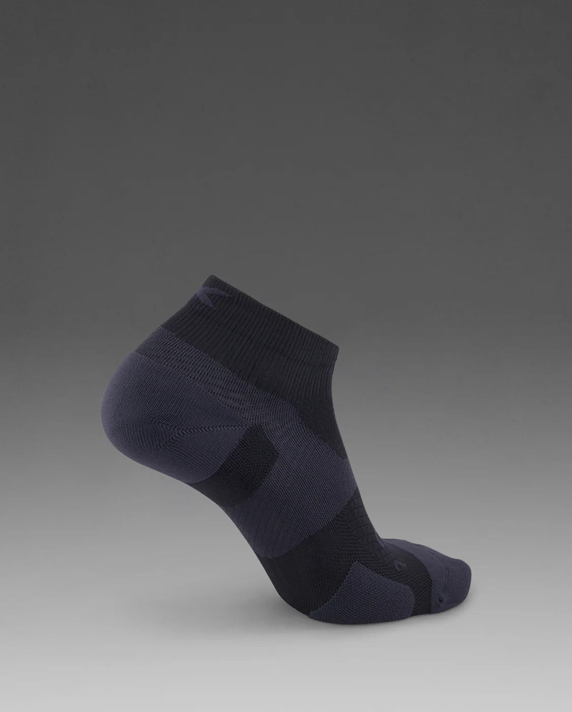 U Vectr Light Cushion 1/4 Crew Compression Socks 中性 輕量足弓支撐緩震1/4 運動壓縮襪|黑