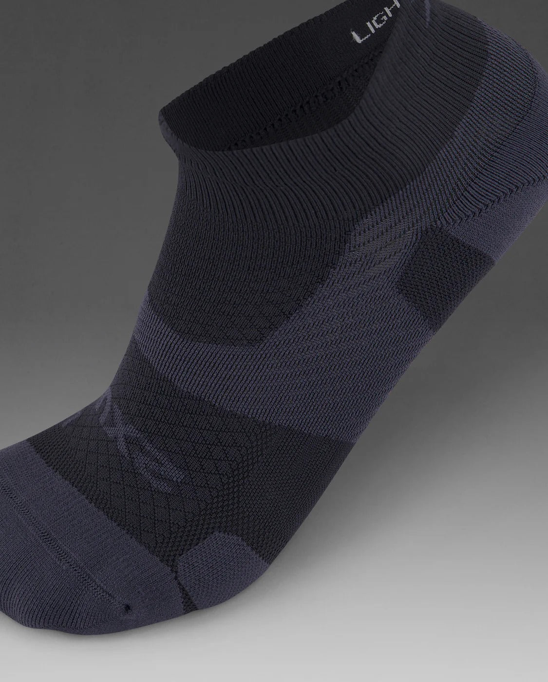 U Vectr Light Cushion 1/4 Crew Compression Socks 中性 輕量足弓支撐緩震1/4 運動壓縮襪|黑