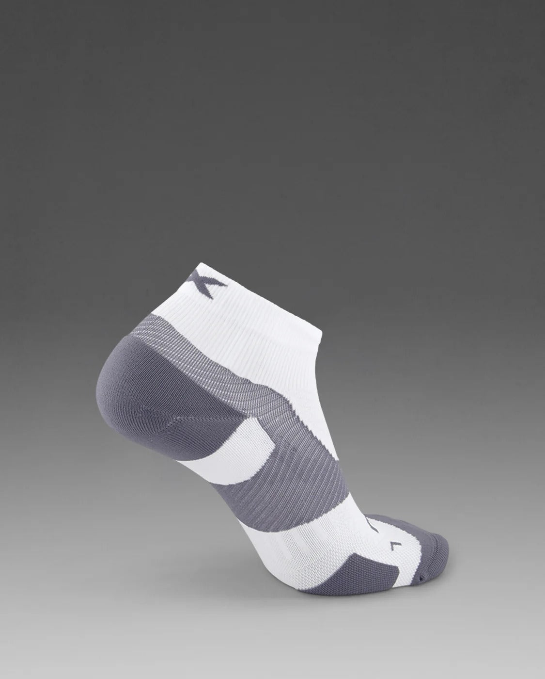 U Vectr Light Cushion 1/4 Crew Compression Socks 中性 輕量足弓支撐緩震1/4 運動壓縮襪|白