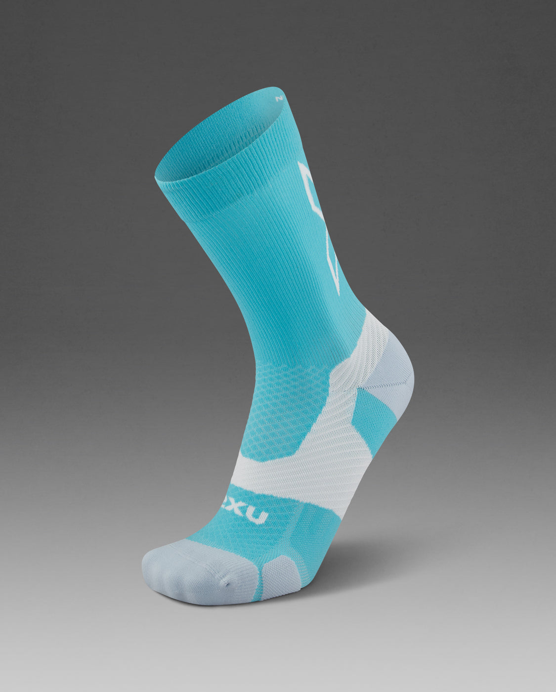 Vectr Light Cushion Crew Socks - Neutral, Lightweight, Stable, Shock-Absorbing, Mid-Calf Socks | Sky Blue