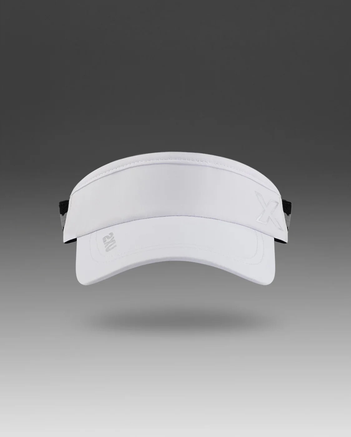 【限時優惠】U PERFORMANCE VISOR 中性 輕量速乾機能運動遮陽帽|白