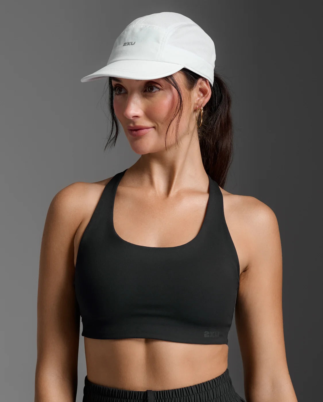 U Light Speed Small Cap 中性 輕盈奔馳可折疊吸濕排汗小跑帽|白