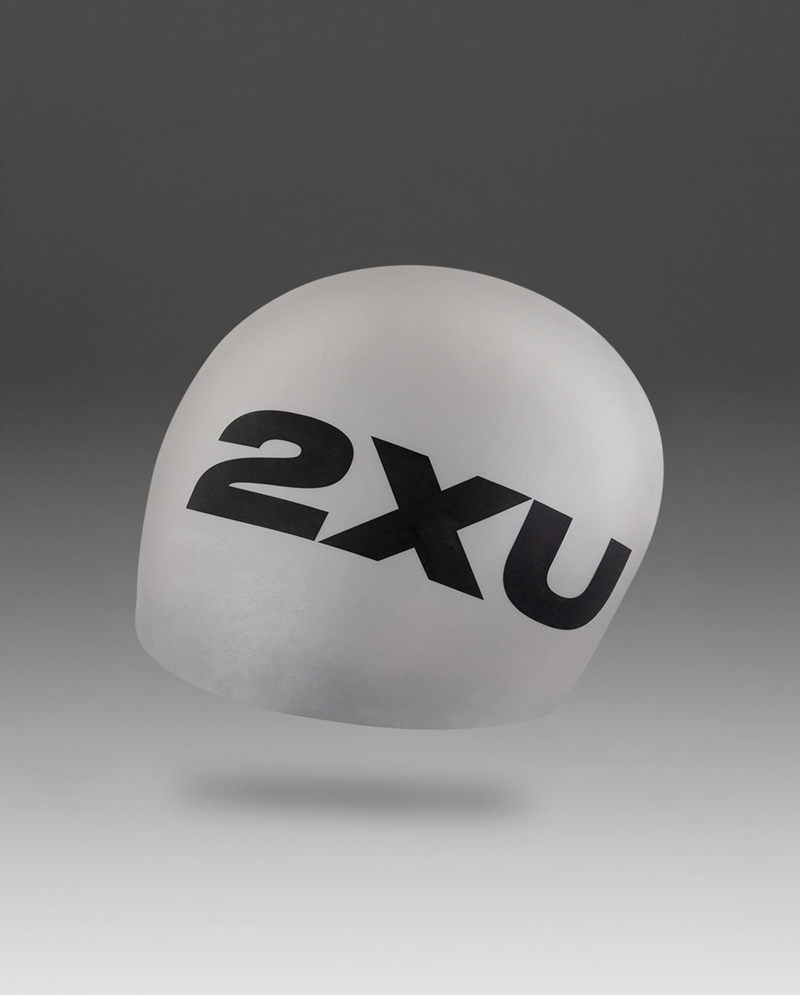 Unisex Professional Silicone Swim Cap | Silver Gray