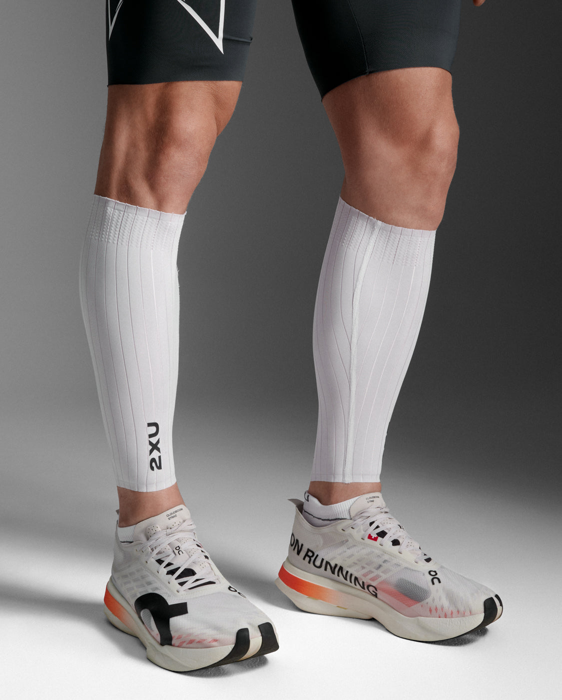 Light Speed Aero Calf Guards 中性 壓縮小腿套(一雙)|白