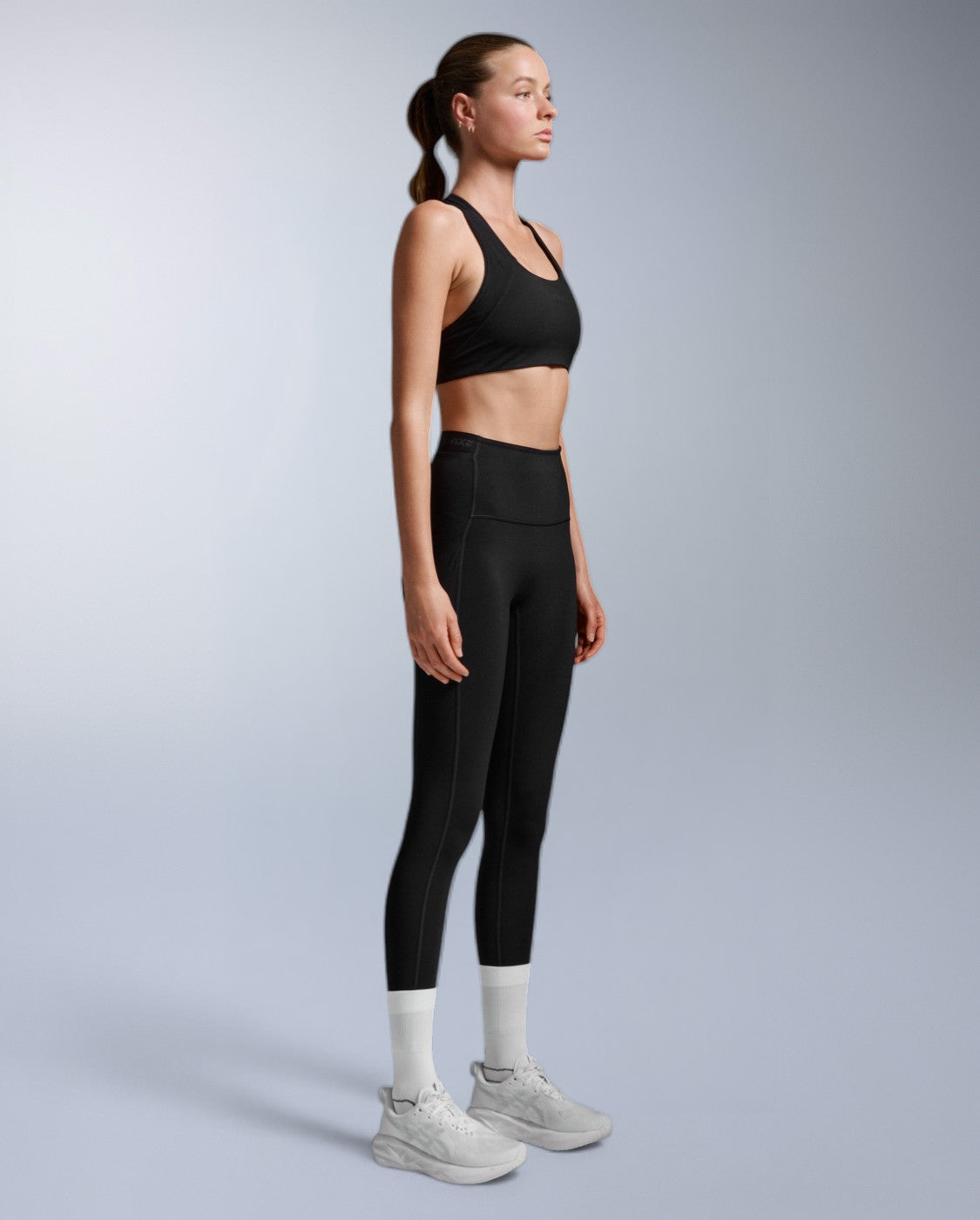 Form Stash Hi-Rise Compression Tight With Pockets 女士 高腰壓縮長褲|黑