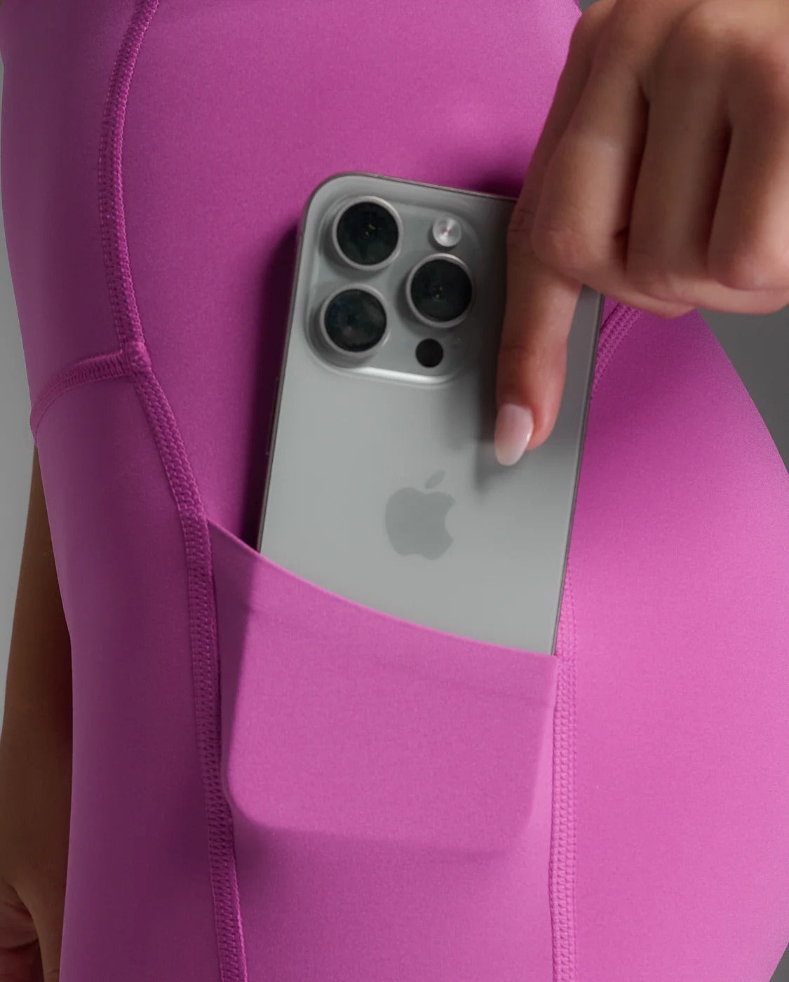 W Form Stash Hi-Rise Compression Tight With Pockets 女士 全長高腰修身多功能口袋深蹲防透壓縮褲|紫羅藍