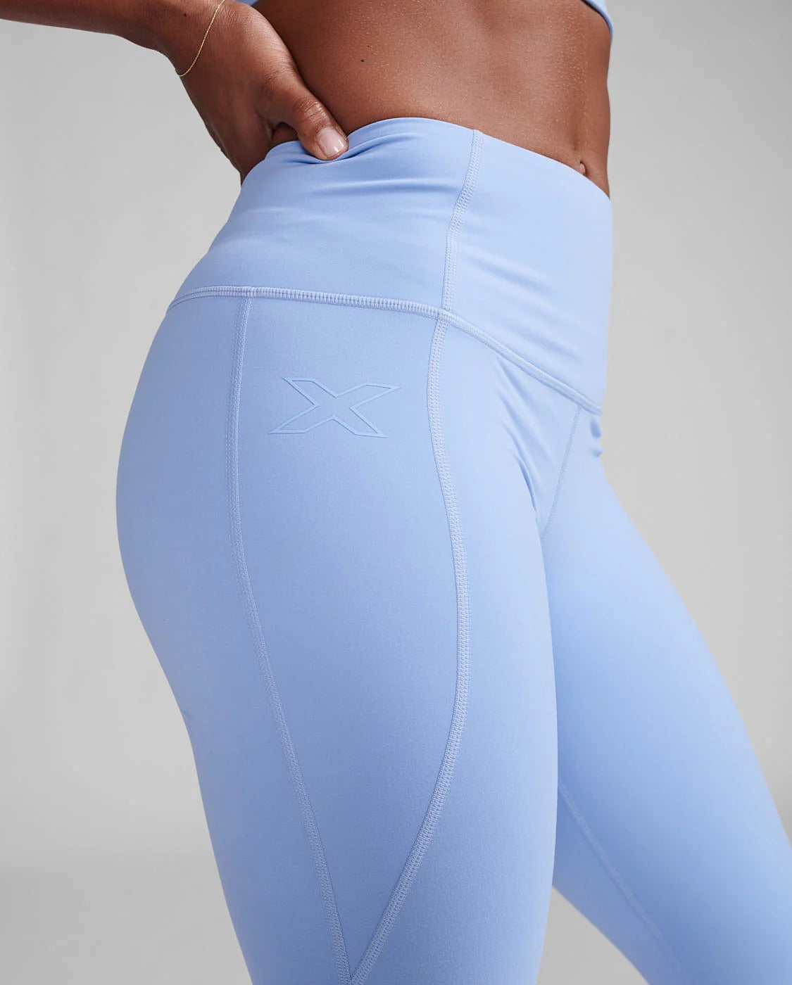 W Form Soft Touch Hi-Rise Compression Tights 女士 全長柔滑高腰手機口袋壓縮褲|丁香紫