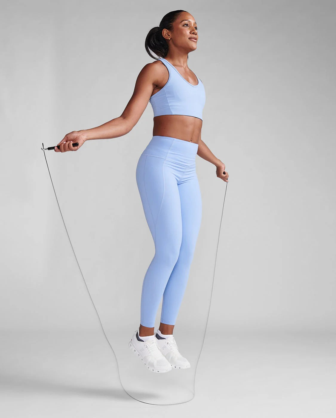 W Form Soft Touch Hi-Rise Compression Tights 女士 全長柔滑高腰手機口袋壓縮褲|丁香紫