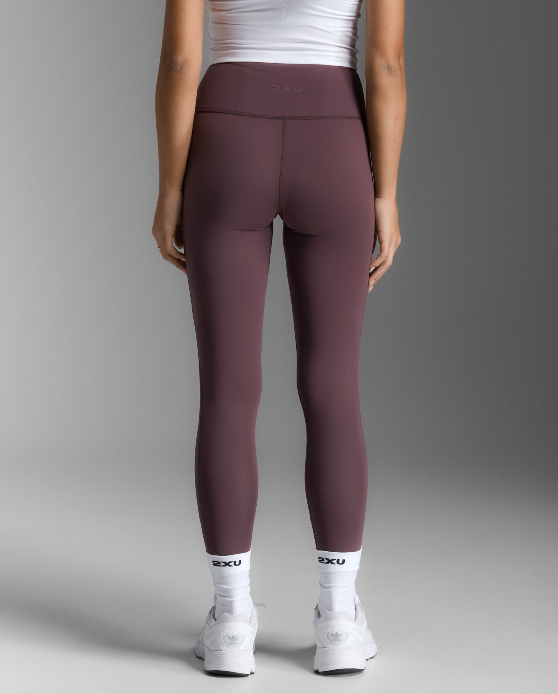 W Form Soft Touch Hi-Rise Compression Tights 女士 全長柔滑高腰手機口袋壓縮褲|紫