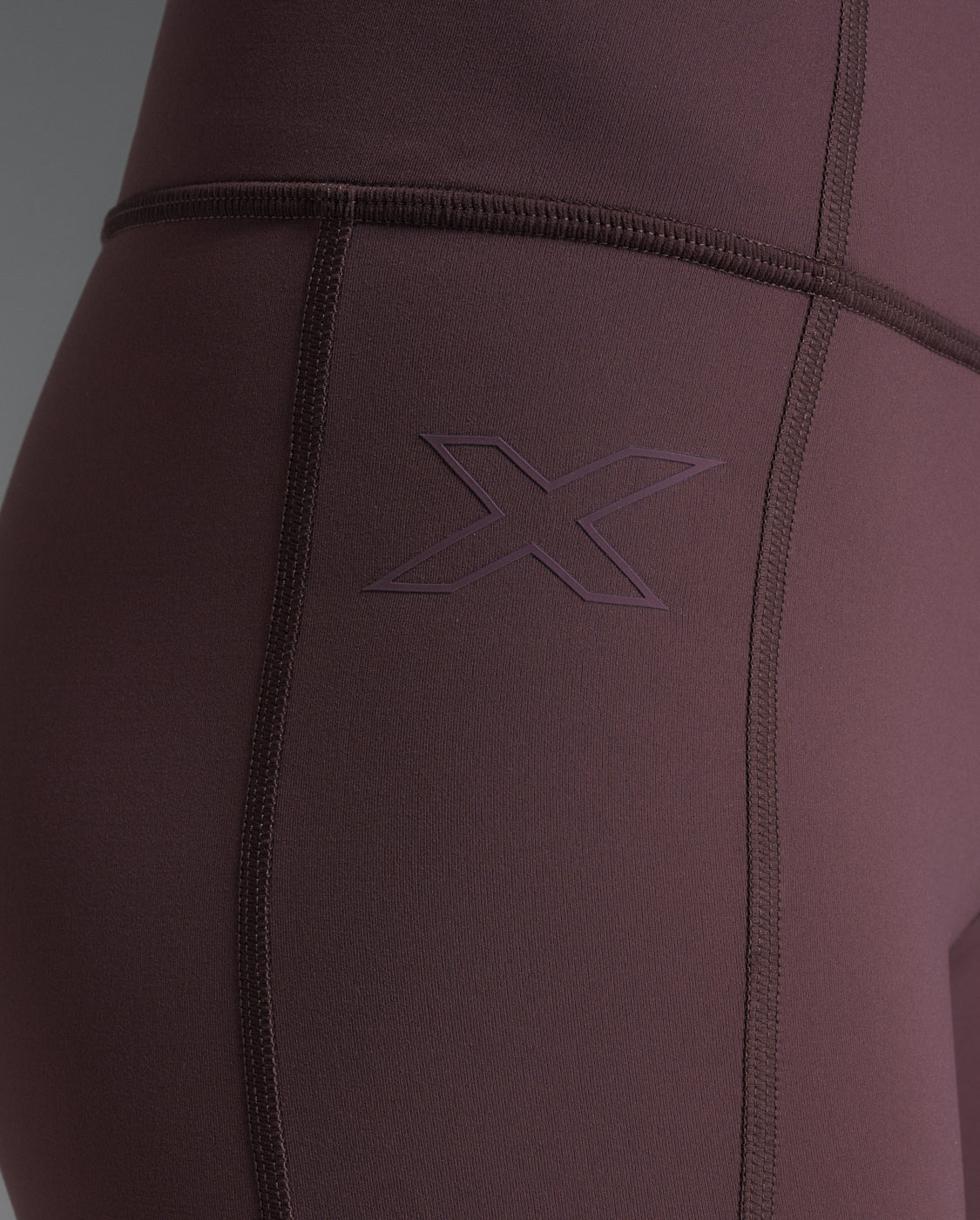 W Form Soft Touch Hi-Rise Compression Tights 女士 全長柔滑高腰手機口袋壓縮褲|紫