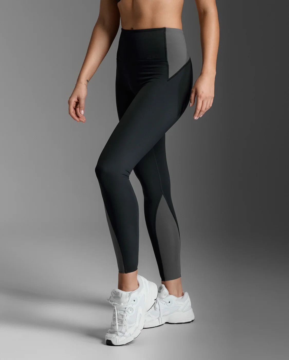 【限時優惠】W Contour Hi-Rise Compression Tight 女士 全長高腰立體剪裁壓縮褲|黑